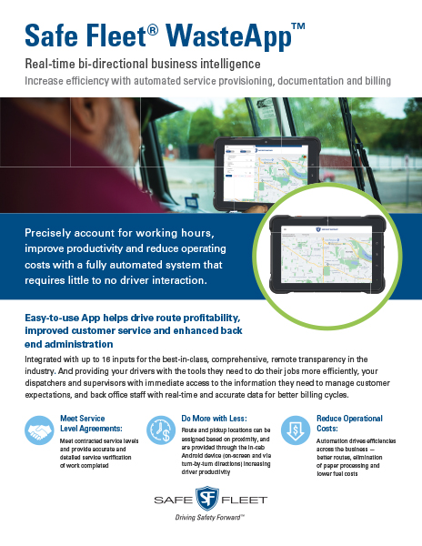 Thumbnail for Safe Fleet® WasteApp™